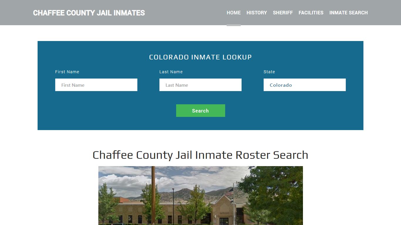 Chaffee County Jail Inmate Roster Lookup, Salida, CO